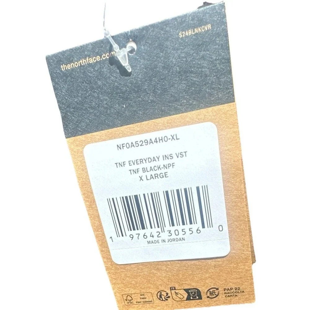 The North Face new tags